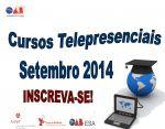 Cursos Telepresenciais - Ms de Setembro 2014