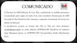 COMUNICADO